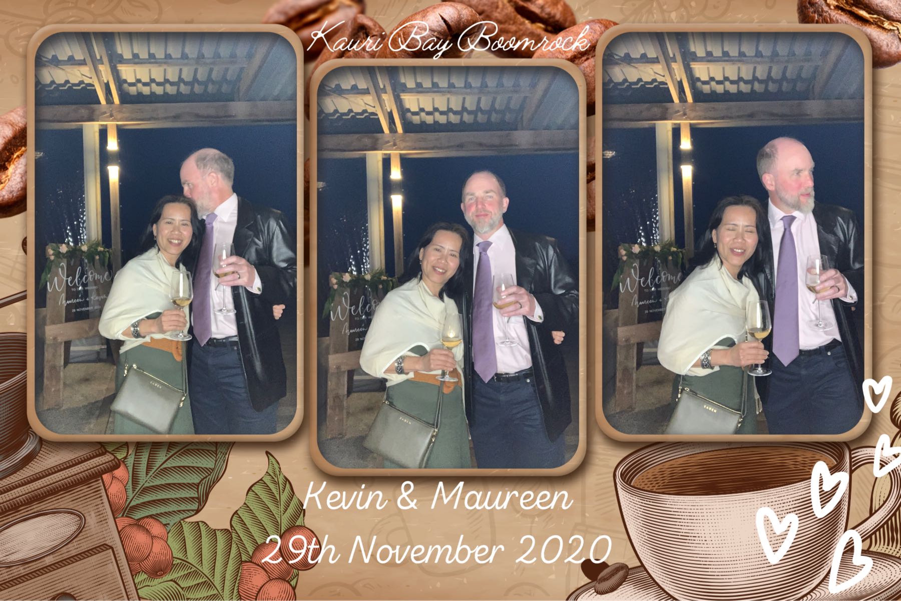 Maureen & Kevin's wedding | View more photos from the event at gallery.photobooth.co.nz/u/SelfieCentral/Maureen-Kevins-wedding